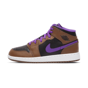 Air Jordan 1 Mid 'Palomino / Purple Mocha'