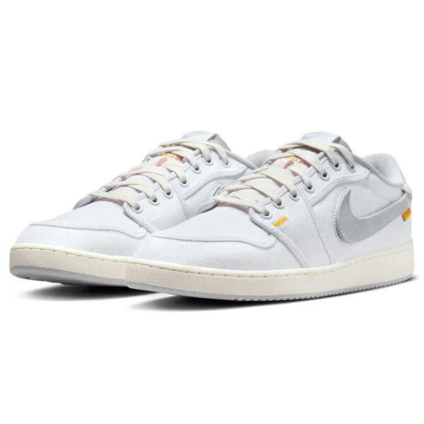 Air Jordan 1 Low AJKO x Union LA 'White Canvas'