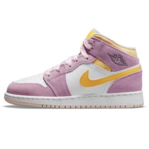 Air Jordan 1 Mid 'Arctic Pink University Gold'