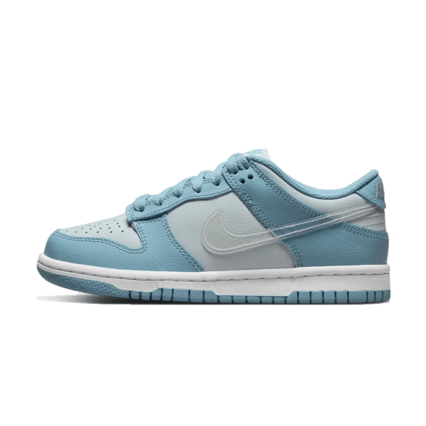 Nike Dunk Low 'Aura Blue Clear Swoosh'