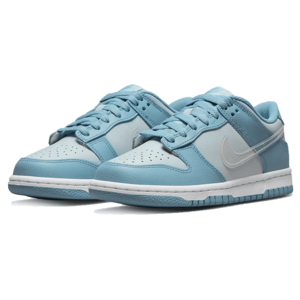 Nike Dunk Low 'Aura Blue Clear Swoosh'