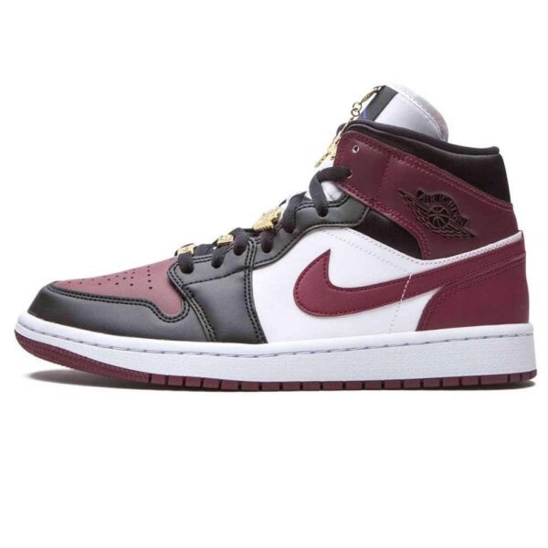 Air Jordan 1 Mid 'Dark Beetroot Gold Pendants'