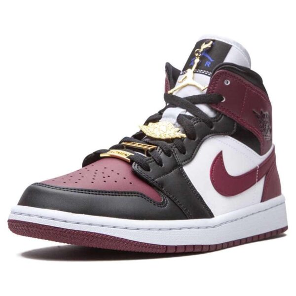 Air Jordan 1 Mid 'Dark Beetroot Gold Pendants'