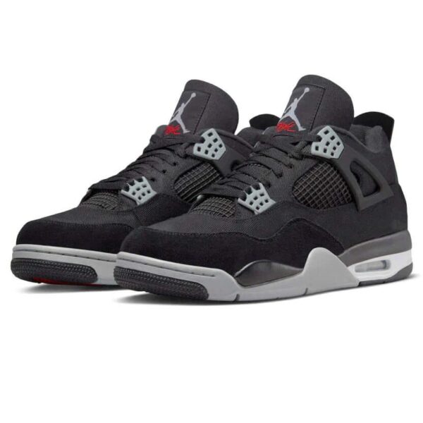 Air Jordan 4 'Black Canvas'