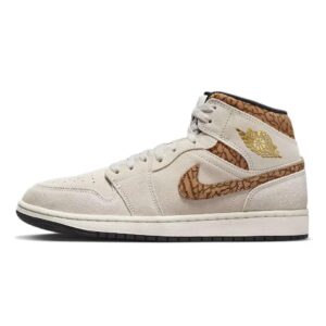 Air Jordan 1 Mid 'Brown Elephant'