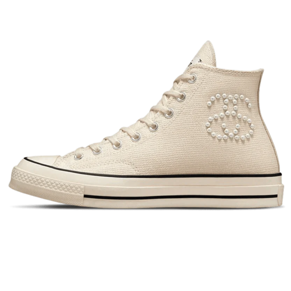 Converse x Stussy Chuck Taylor All-Star 70 Hi 'Fossil Pearl'