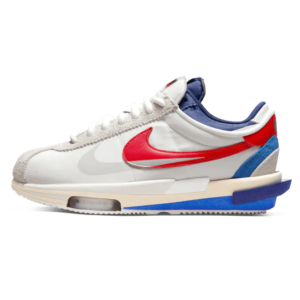 Nike x Sacai Zoom Cortez 'White University Red Blue'