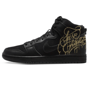 Nike x FAUST Dunk High 'Black Gold'