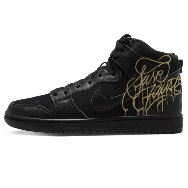 Nike x FAUST Dunk High 'Black Gold'