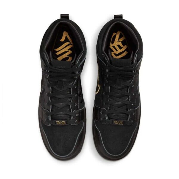 Nike x FAUST Dunk High 'Black Gold'