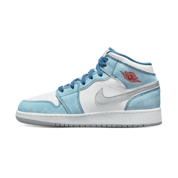 Air Jordan 1 Mid 'French Blue Fire Red'