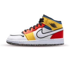 Air Jordan 1 Mid 'Multi-Colour Canvas'