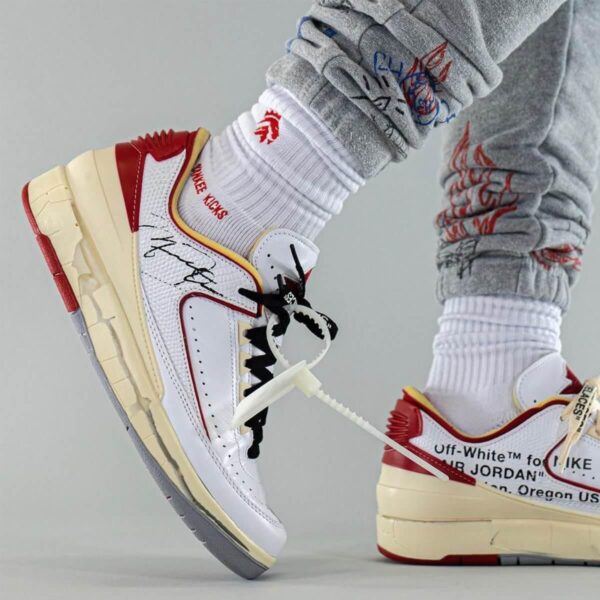 Air Jordan 2 Low x Off-White 'White Red'