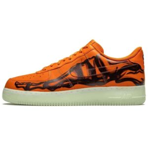 Nike Air Force 1 Low 'Orange Skeleton Halloween'