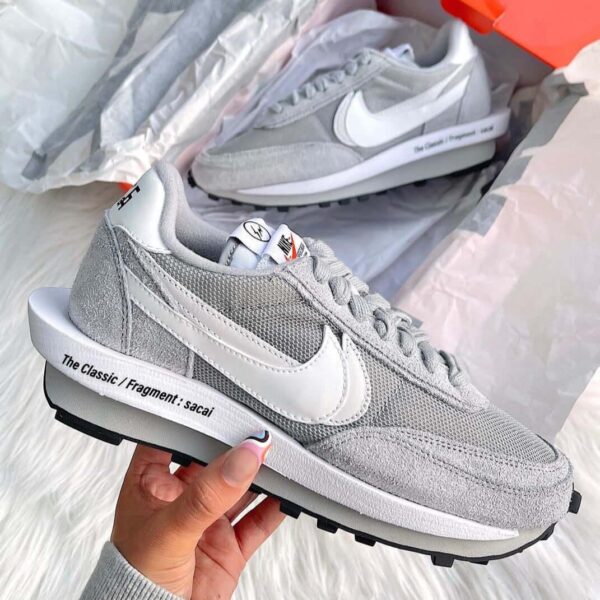 Nike LD Waffle x Sacai x Fragment Design 'Grey'