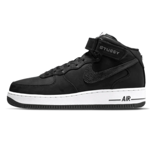 Nike x Stussy Air Force 1 Mid 'Black White'