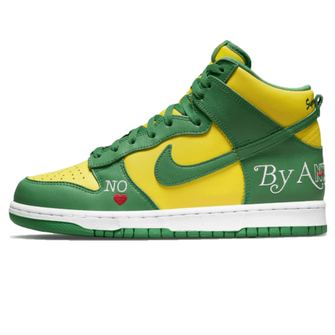 Nike SB x Supreme Dunk High 'By Any Means Brazil'