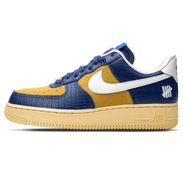 Nike x Undefeated Air Force 1 Low 5 On It 'Blue Yellow Croc'