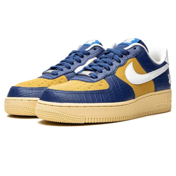 Nike x Undefeated Air Force 1 Low 5 On It 'Blue Yellow Croc'