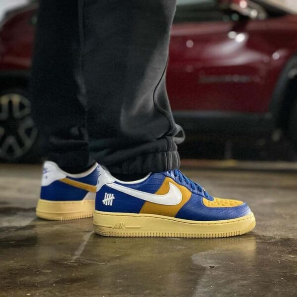 Nike x Undefeated Air Force 1 Low 5 On It 'Blue Yellow Croc'