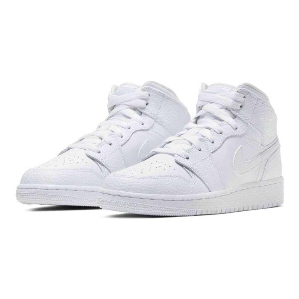 Air Jordan 1 Mid 'Triple White'